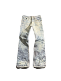 “coated” washed bootcuts