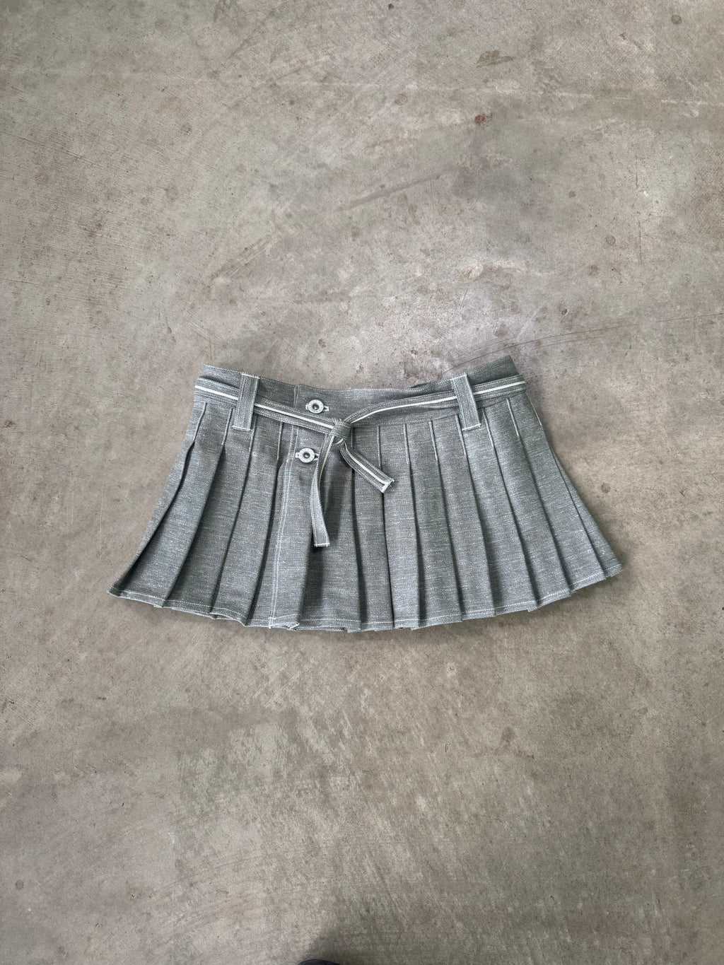 "cement" mini Skirt
