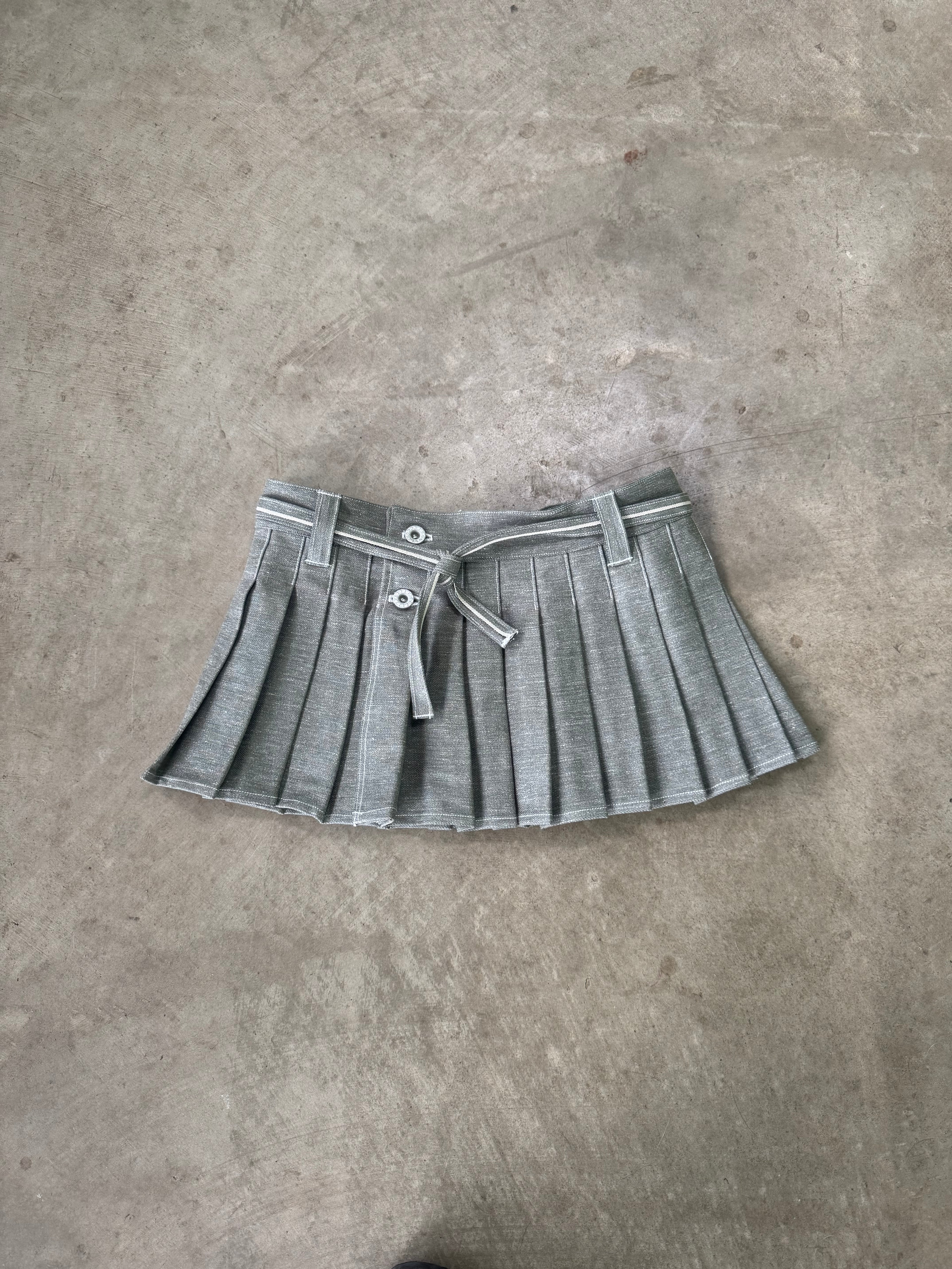 "cement" mini Skirt