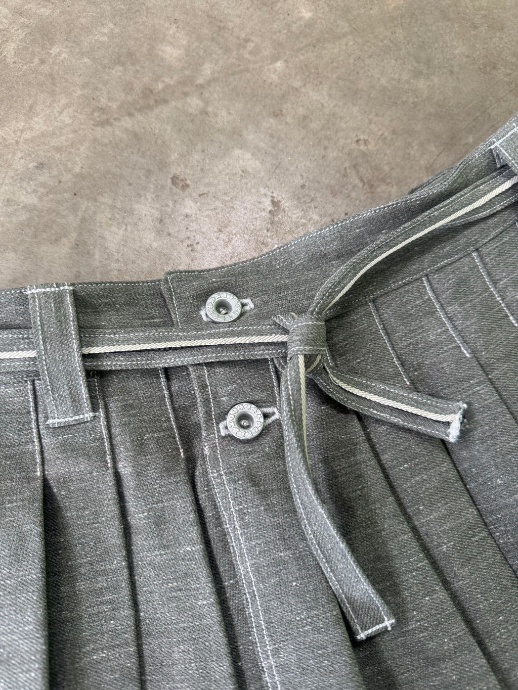 "cement" mini Skirt