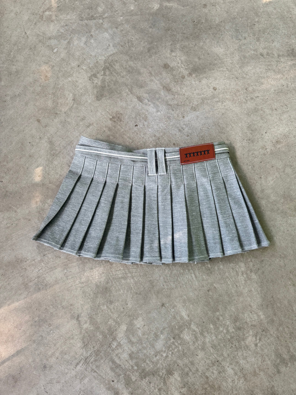 "cement" mini Skirt