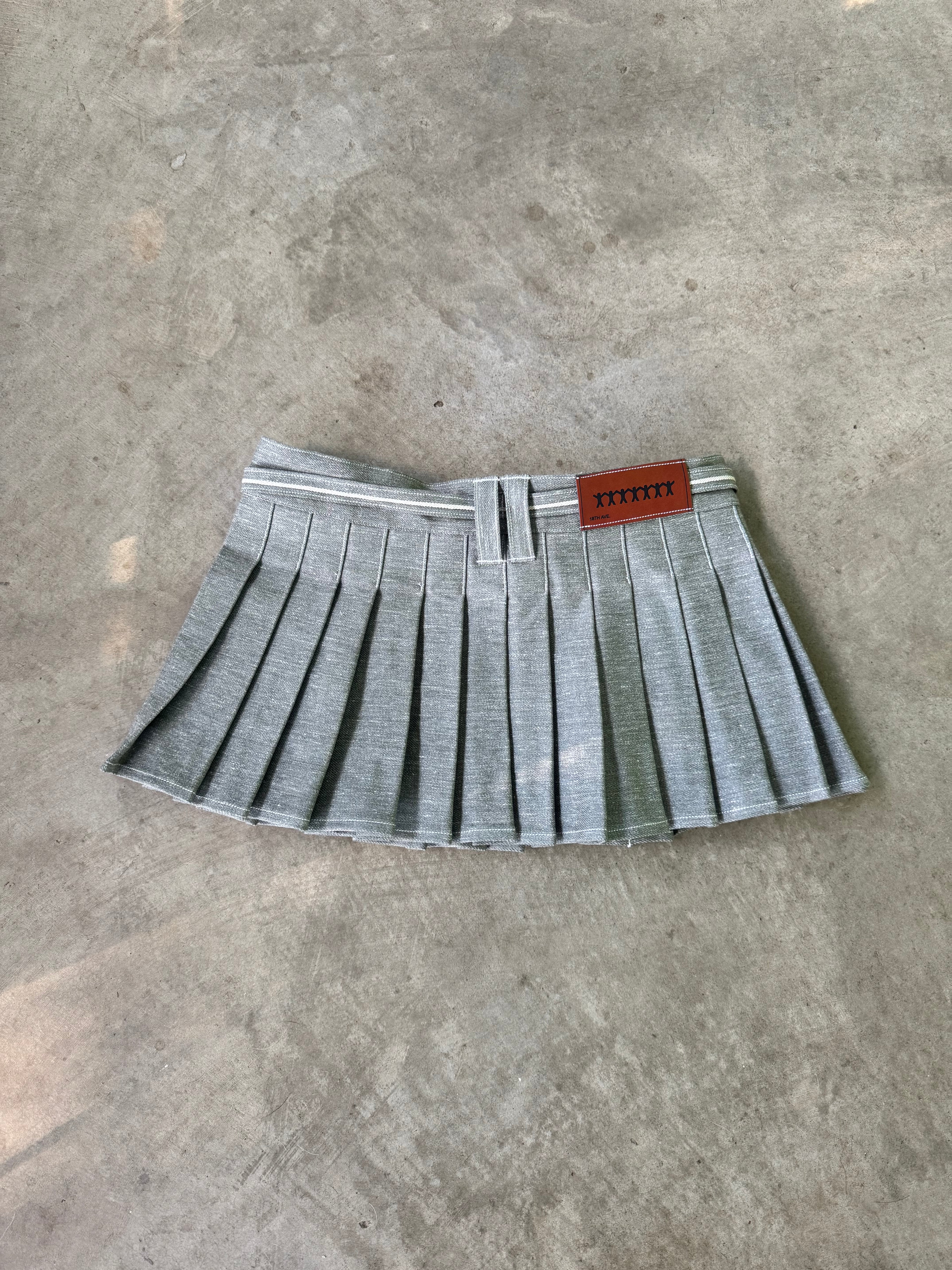 "cement" mini Skirt