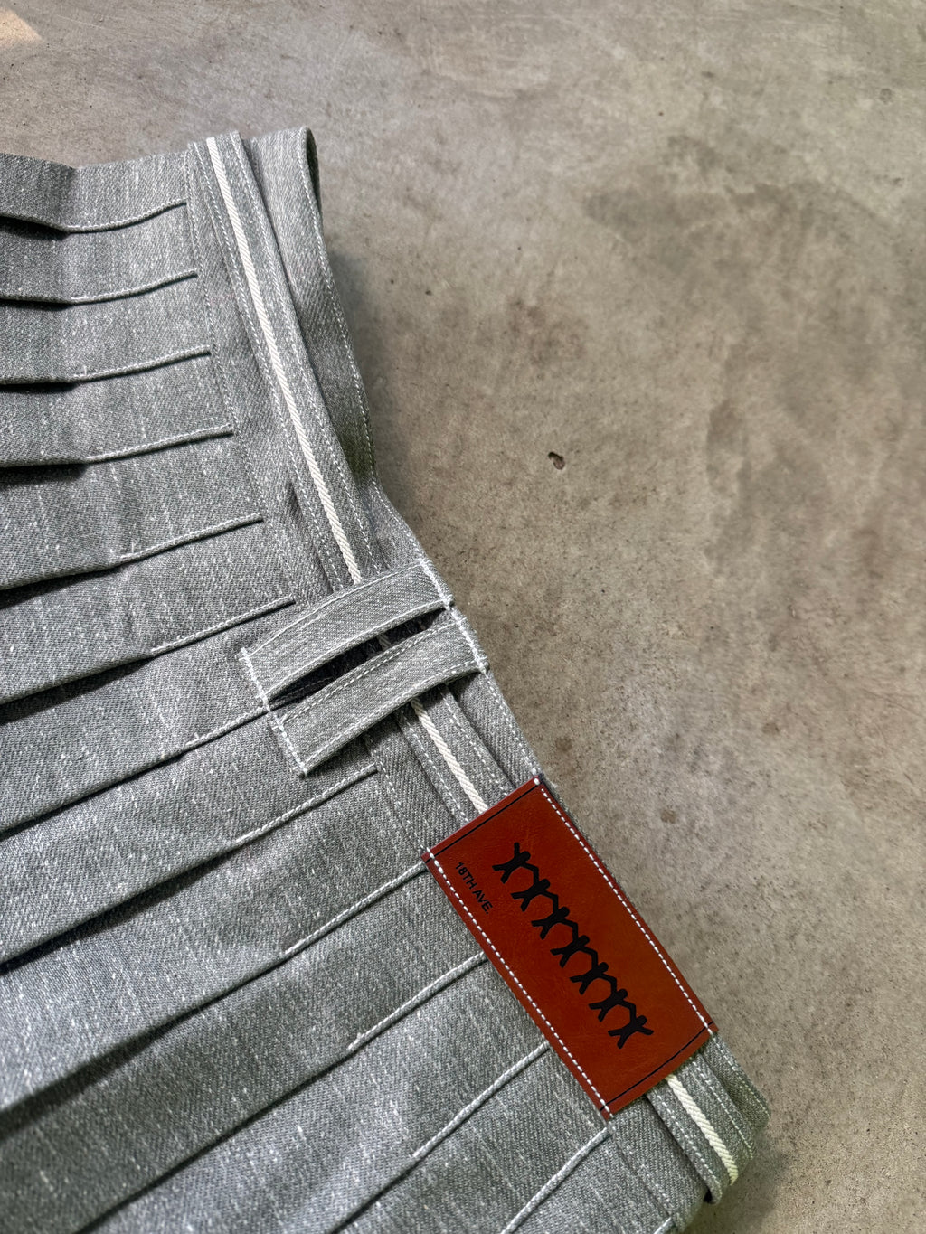 "cement" mini Skirt