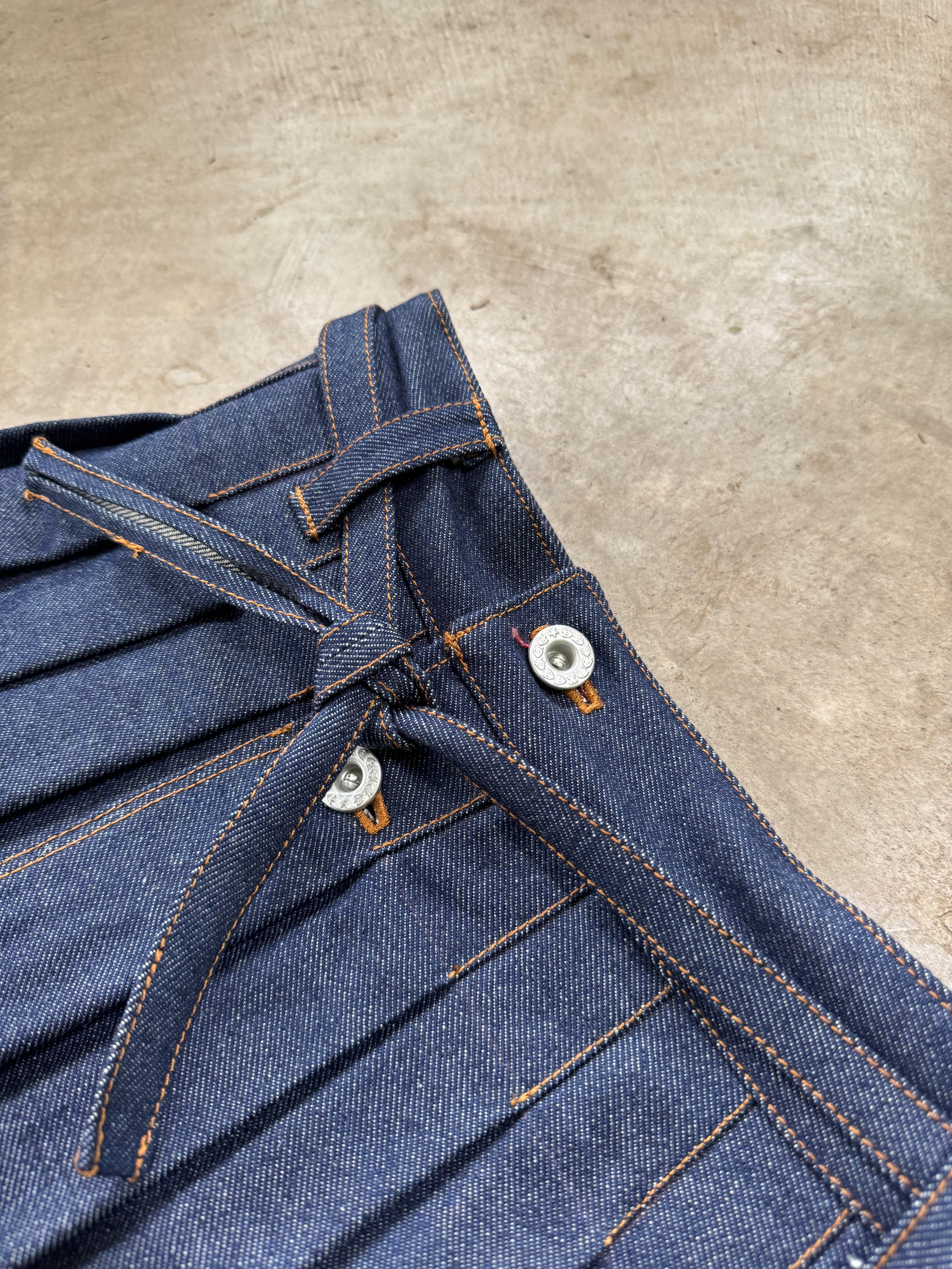 "western" mini skirt