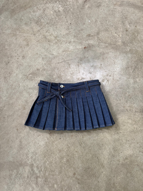"western" mini skirt