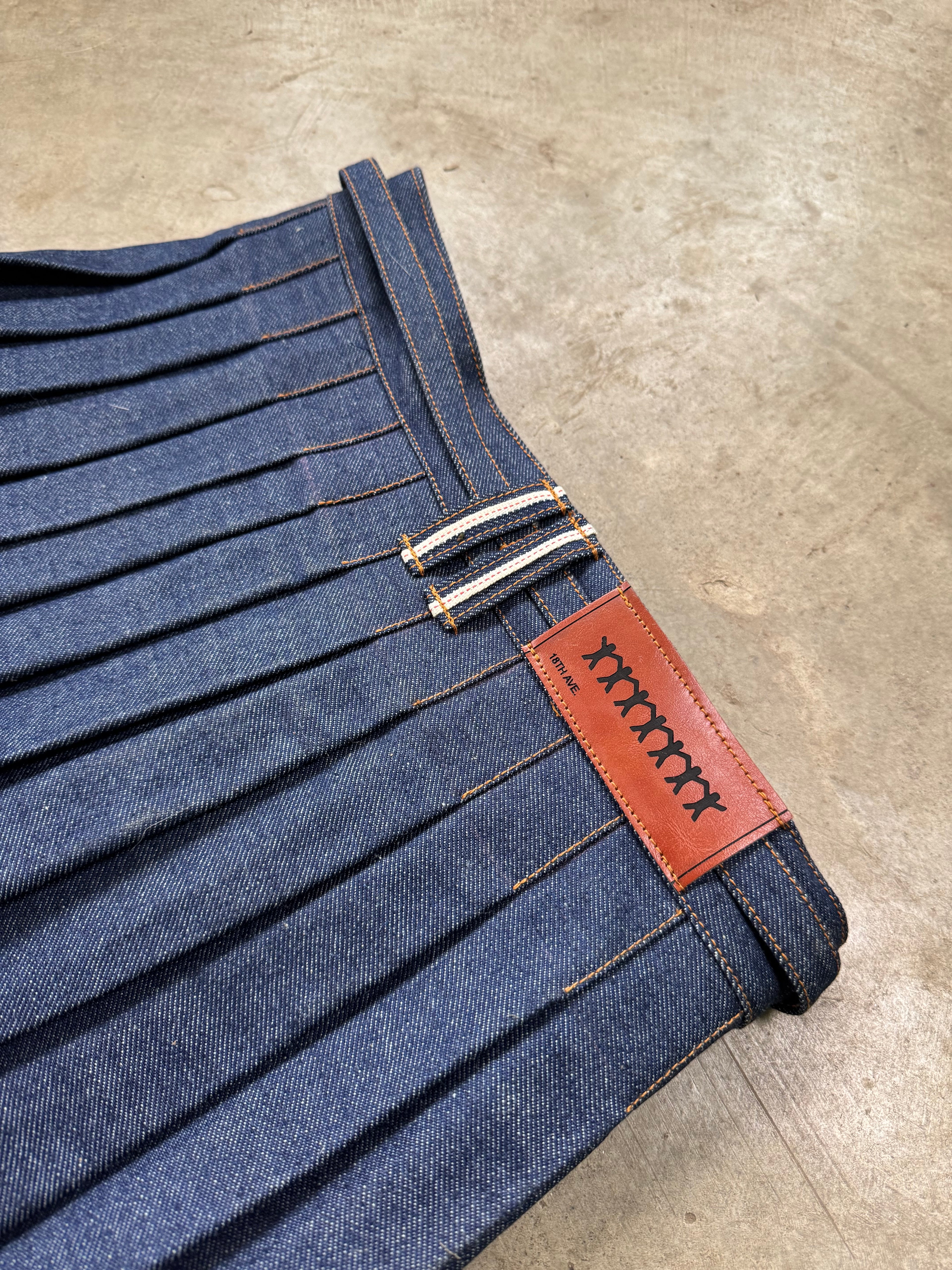 "western" mini skirt