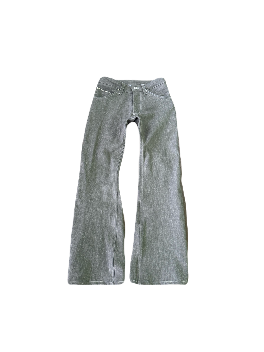 “cement” bootcut denim