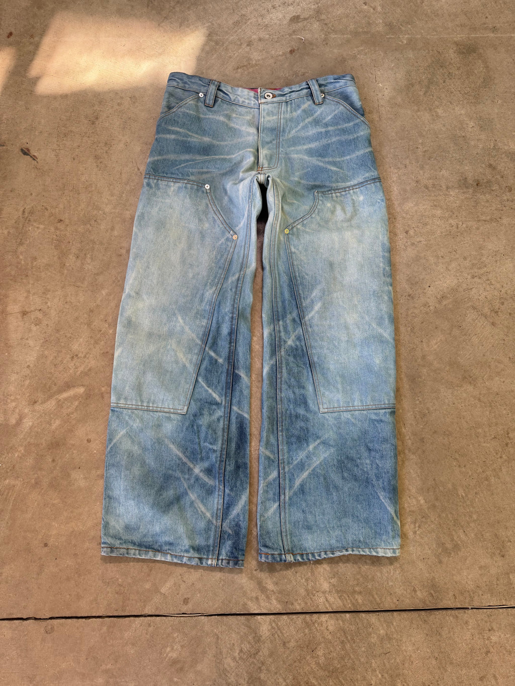 washed selvedge double knees