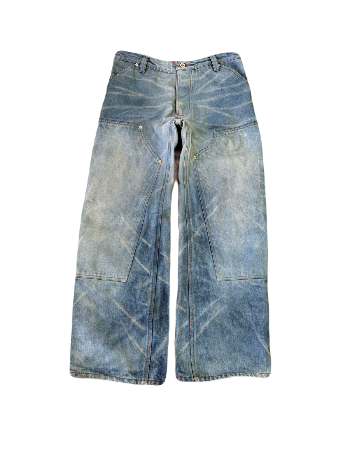 washed selvedge double knees